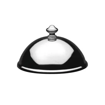 Broggi Collection Silver Plated Cover With Knob For Butter Dish
