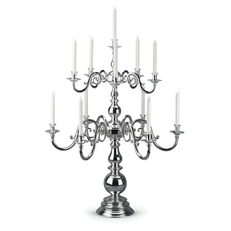Broggi Ambasciata Collection Silver Plated Candelabrum Ambasciata 11-Arm H.82 cm