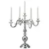 Broggi Ambasciata Collection Silver Plated Candelabrum Ambasciata 3-Arm H.36 cm