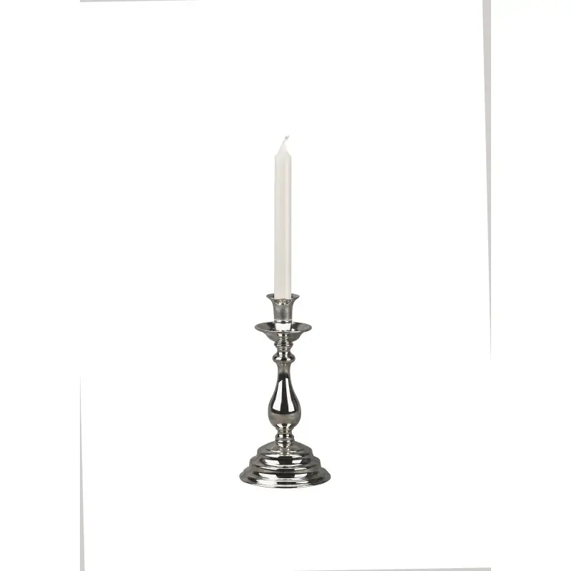 Broggi Ambasciata Collection Silver Plated Candlestick Ambasciata H.23 cm