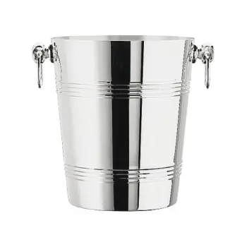 Broggi classica Collection Silver Plated Champagne Bucket With Rings classica Ø 20 cm