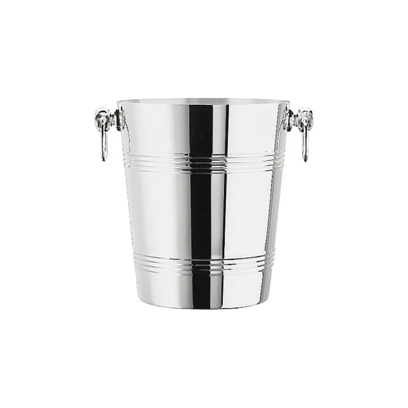 Broggi classica Collection Silver Plated Champagne Bucket With Rings classica Ø 20 cm Broggi classica Collection Silver Plated Champagne Bucket With Rings classica Ø 20 cm
