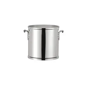 Broggi classica Collection Silver Plated Champagne Bucket Oval 2-Bottle classica H.22 cm