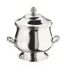 Broggi Rubans Collection Silver Plated Thermal Ice Bucket Rubans With Cover Ø 14 cm H.17 cm