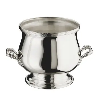 Broggi Rubans Collection Silver Plated Ice Bucket Rubans Ø 14 cm H.15 cm