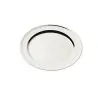 Broggi Collection Silver Plated Round Plate Turned Edge Ø 34 cm
