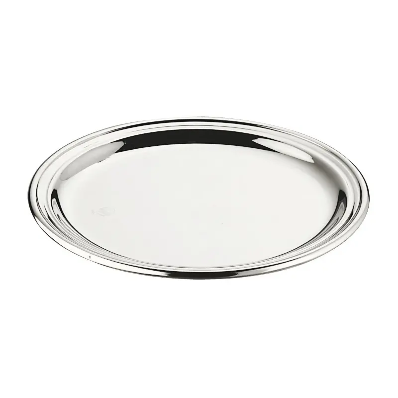 Broggi English Collection Silver Plated Bread Plate English Dec. Ø 15 cm Broggi English Collection Silver Plated Bread Plate English Dec. Ø 15 cm