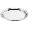 Broggi English Collection Silver Plated Bread Plate English Dec. Ø 15 cm