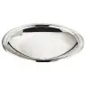 Broggi Rubans Collection Silver Plated Bread Plate Rubans Dec. Ø 16 cm