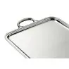 Broggi Rubans Collection Silver Plated Rectangular Tray Rubans With Handles 55 x 41 cm