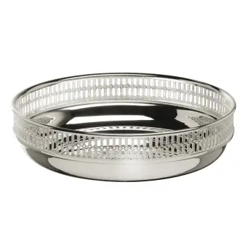 Broggi Gallery Collection Silver Plated Bread Basket Gallery Ø 19 cm