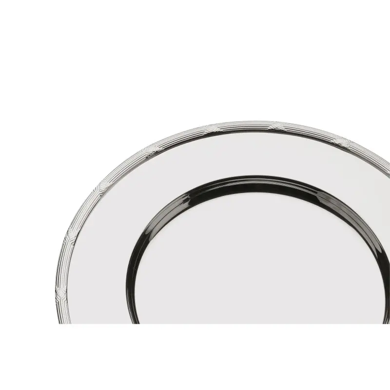 Broggi Rubans Collection Silver Plated Show Plate Rubans Dec. Ø 32 cm