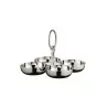 Broggi Ambasciata Collection Silver Plated Snack Holder 4-Bowls Ambasciata Ø 8.5 cm