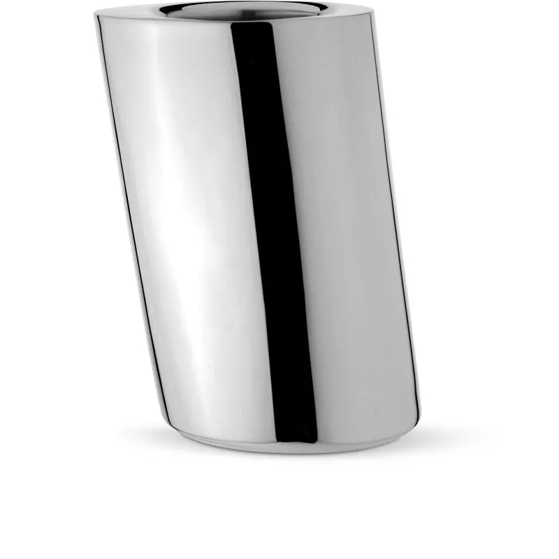Broggi Zeta Collection Stainless Steel Bottle Cooler Zeta 14.5 x 10.5 cm H.22 cm