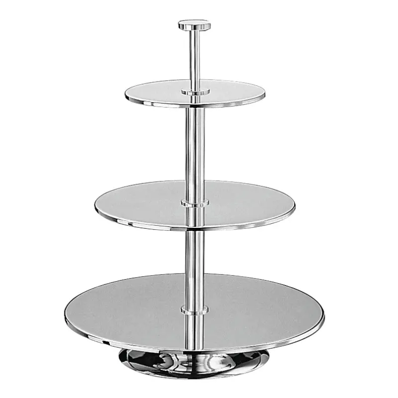 Broggi Collection Stainless Steel Wedding-Cake Stand 3-Tier Ø 22-32-42 cm H.54 cm Broggi Collection Stainless Steel Wedding-Cake Stand 3-Tier Ø 22-32-42 cm H.54 cm