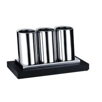 Broggi Zeta Collection Black (3-Bottle) Bottle Cooler Zeta Black 3-Bottle 42 x 24 cm
