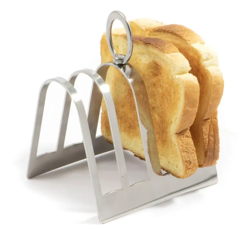 Broggi Collection Stainless Steel Toast Rack. 4-Slice Stainless Broggi Collection Stainless Steel Toast Rack. 4-Slice Stainless