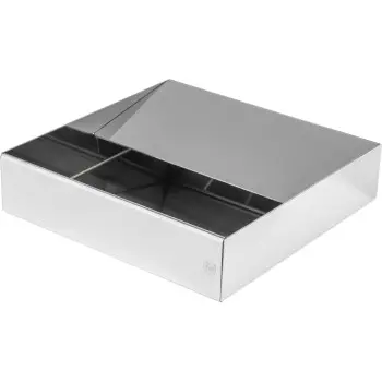 Broggi Essenza Collection Stainless Steel Napkin Holder Essenza 10 x 10 cm H.3 cm