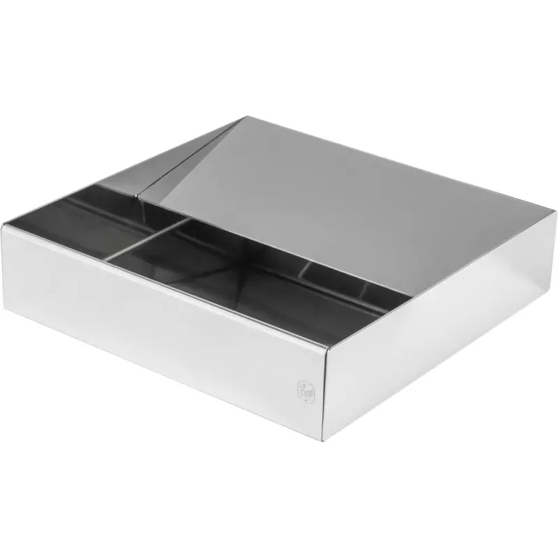 Broggi Essenza Collection Stainless Steel Napkin Holder Essenza 12.5 x 12.5 H.4 cm
