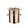 Broggi Iseo Collection Copper Plated Flambè Burner Gas Iseo Copper Plated H.26 cm