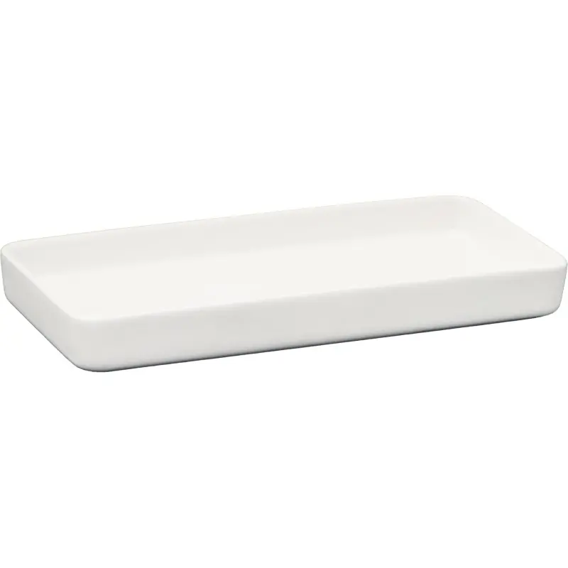 Broggi Bento Collection White Bento Saucer. Rectangular White Broggi Bento Collection White Bento Saucer. Rectangular White