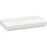 Broggi Bento Collection White Bento Saucer. Rectangular White