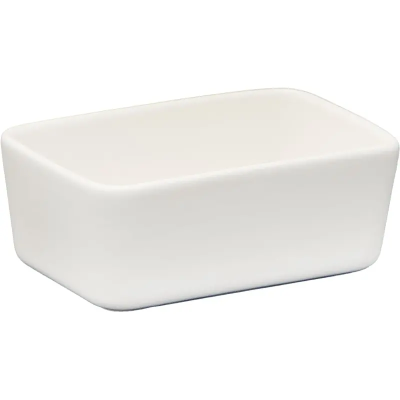 Broggi Bento Collection White Bento Saucer. Rectangular White Broggi Bento Collection White Bento Saucer. Rectangular White