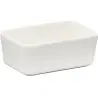Broggi Bento Collection White Bento Saucer. Rectangular White