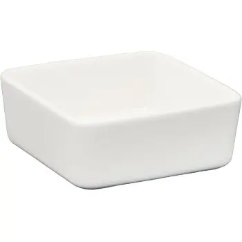 Broggi Bento Collection White Bento Saucer. Square White