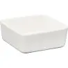 Broggi Bento Collection White Bento Saucer. Square White