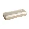 Broggi Collection Bread Basket For Rectangular Podium 17.5 x 52.5 cm H.13.5 cm