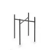 Broggi Nature Collection Black Square Podium Black 26 x 26 cm H20 cm For Square Cake Plate