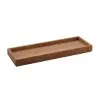 Broggi Nature Collection Walnut Wood Nature Tray. Walnut Wood 17.5 x 52.5 cm H.4.5 cm