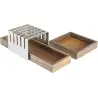 Broggi Collection Walnut Wood Breadsticks Basket. Walnut 10 x 32 cm H.3 cm