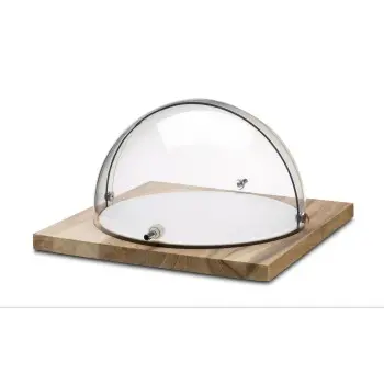 Broggi Nature Collection Cake Plate With Nature Buffet Dome Cover Ø 40 cm