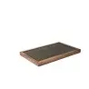 Broggi Nature Collection Walnut Thermal Tray. Walnut Wood 52.5 x 32.5 cm