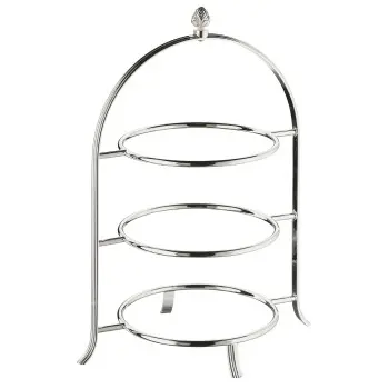 Broggi Collection Silver Plated Afternoon Tea Stand Ø 29 cm H.42 cm