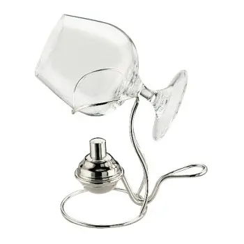Broggi Collection Silver Plated Brandy Warmer H.14 cm