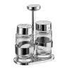 Broggi Iseo Collection Stainless Steel Salt And Pepper Shakers Set Iseo L.10 cm H.13 cm