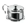 Broggi Collection Stainless Steel grated Cheese Holder With Knob Ø 9 cm