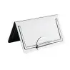 Broggi Collection Stainless Steel Table Number 11.5 x 6.5 cm