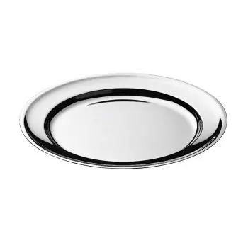 Broggi Collection Stainless Steel Round Platter Ø 29 cm