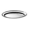 Broggi Collection Stainless Steel Oval Platter 47 x 34 cm
