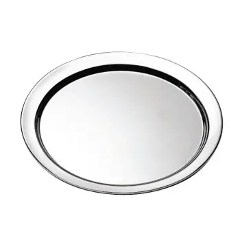 Broggi Collection Stainless Steel Banquet Tray Round Ø 80 cm