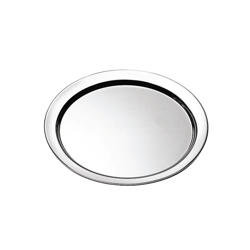 Broggi Collection Stainless Steel Banquet Tray Round Ø 80 cm