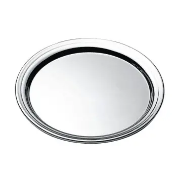 Broggi Collection Stainless Steel Round Tray Ø 35 cm