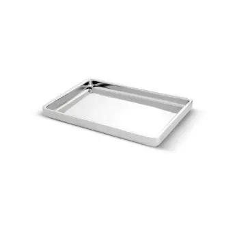 Broggi Zeta Collection Stainless Steel Change Tray Zeta 21 x 13.5 cm