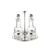 Broggi Collection Silver Plated Oli & Vinegar Cruet Luna 2-Pc Ø 20 cm