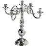 Broggi Ambasciata Collection Silver Plated Candelabrum Ambasciata 5-Arm H.46 cm
