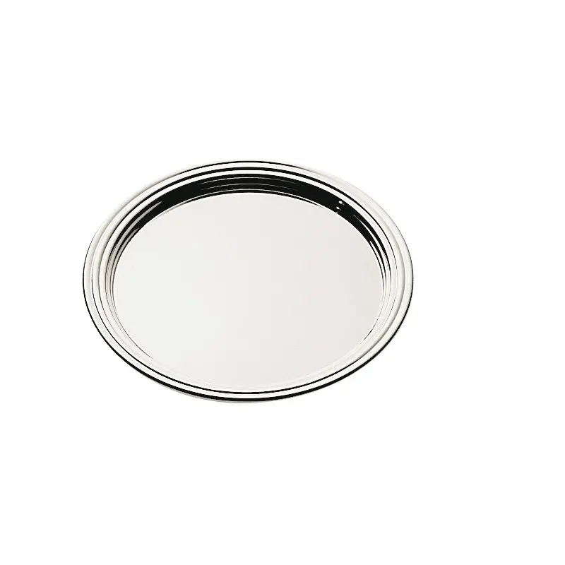 Broggi classica Collection Silver Plated Round Tray classica Ø 30 cm Broggi classica Collection Silver Plated Round Tray classica Ø 30 cm
